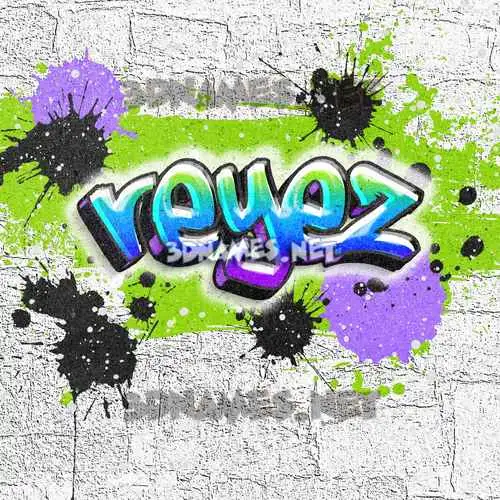 reyez in Graffiti Grunge style - 3D name wallpaper reyez in Graffiti Grunge style - 3D name wallpaper