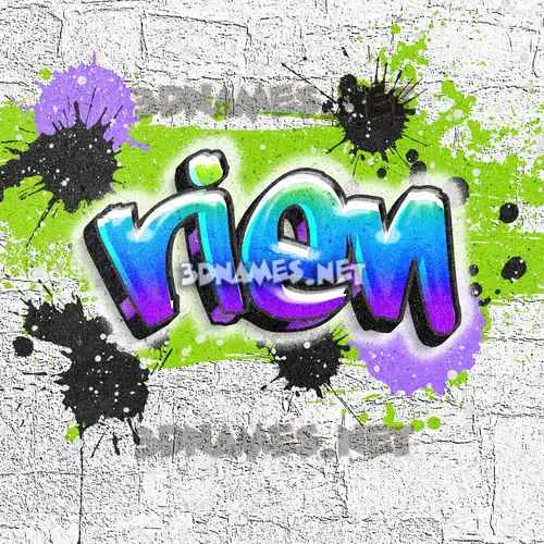rien in Graffiti Grunge style - 3D name wallpaper rien in Graffiti Grunge style - 3D name wallpaper