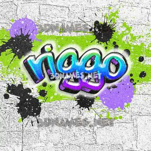 riggo in Graffiti Grunge style - 3D name wallpaper riggo in Graffiti Grunge style - 3D name wallpaper