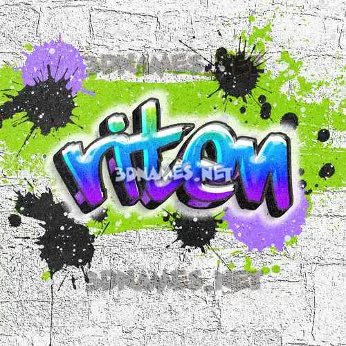 riten in Graffiti Grunge style - 3D name wallpaper riten in Graffiti Grunge style - 3D name wallpaper
