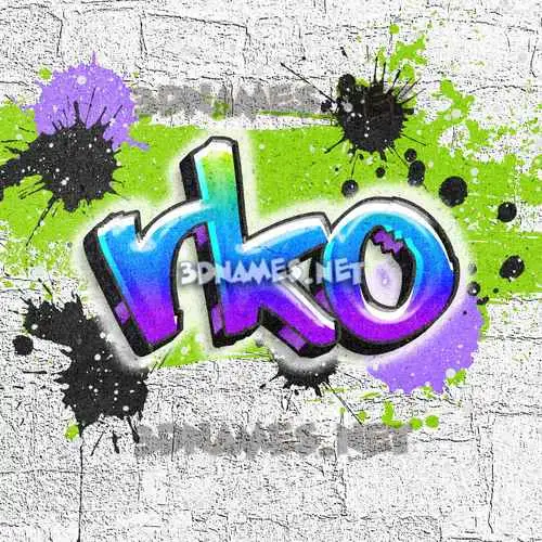 rko in Graffiti Grunge style - 3D name wallpaper rko in Graffiti Grunge style - 3D name wallpaper