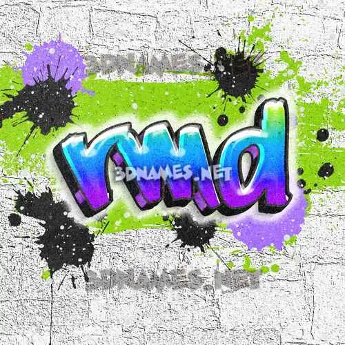 rmd in Graffiti Grunge style - 3D name wallpaper rmd in Graffiti Grunge style - 3D name wallpaper