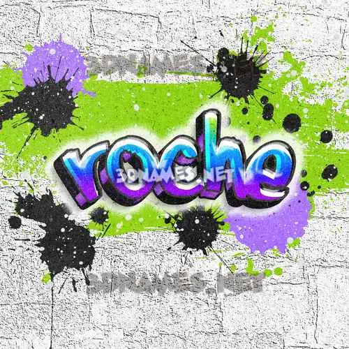 roche in Graffiti Grunge style - 3D name wallpaper roche in Graffiti Grunge style - 3D name wallpaper