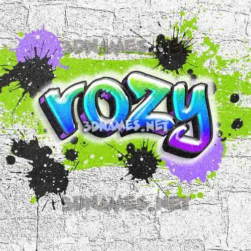 rozy in Graffiti Grunge style - 3D name wallpaper rozy in Graffiti Grunge style - 3D name wallpaper