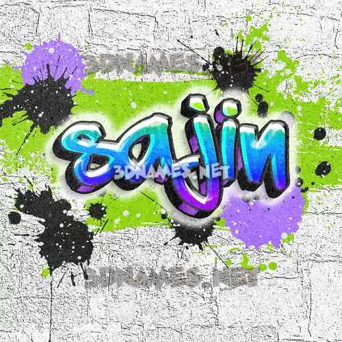 sajin in Graffiti Grunge style - 3D name wallpaper sajin in Graffiti Grunge style - 3D name wallpaper