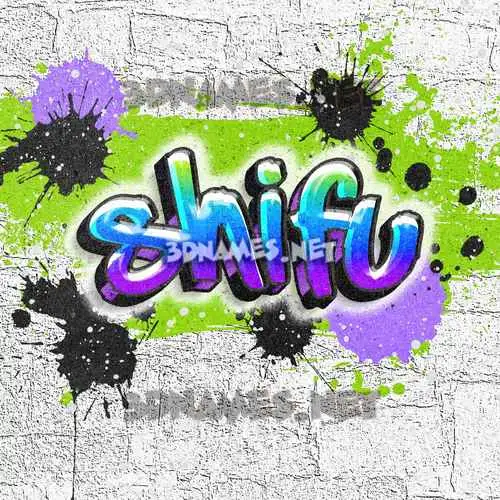 shifu in Graffiti Grunge style - 3D name wallpaper shifu in Graffiti Grunge style - 3D name wallpaper