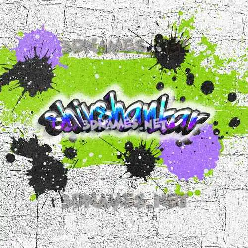 shivshankar in Graffiti Grunge style - 3D name wallpaper