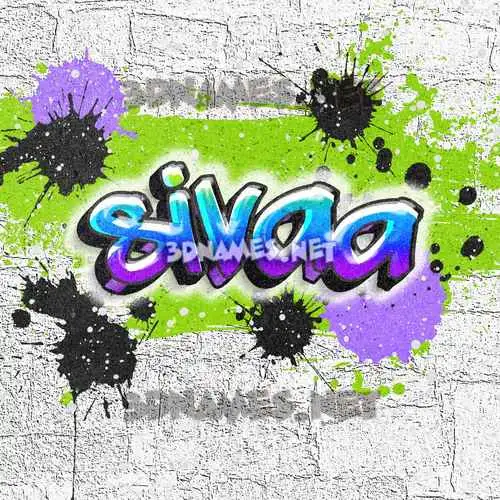 sivaa in Graffiti Grunge style - 3D name wallpaper sivaa in Graffiti Grunge style - 3D name wallpaper