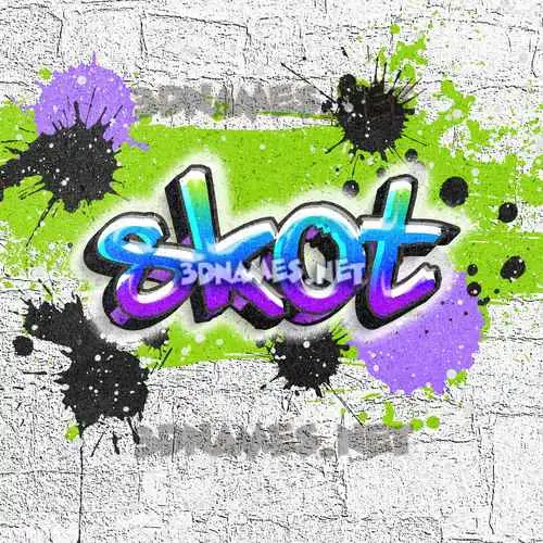 skot in Graffiti Grunge style - 3D name wallpaper skot in Graffiti Grunge style - 3D name wallpaper