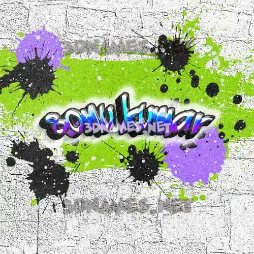 sonu kumar in Graffiti Grunge style - 3D name wallpaper sonu kumar in Graffiti Grunge style - 3D name wallpaper