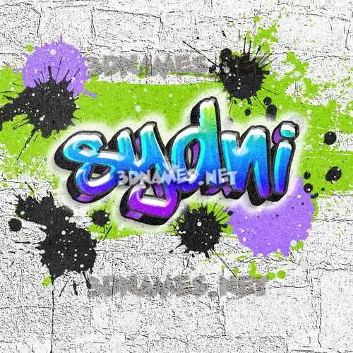sydni in Graffiti Grunge style - 3D name wallpaper sydni in Graffiti Grunge style - 3D name wallpaper