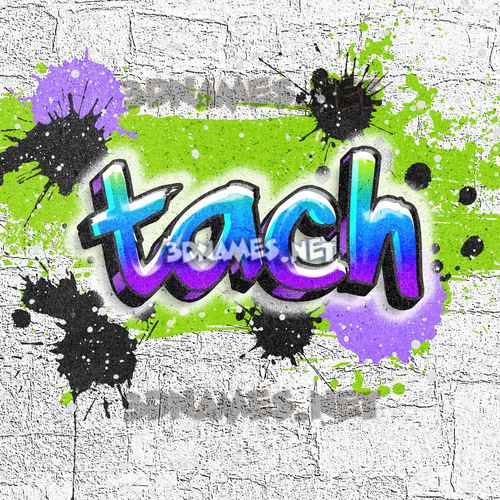 22 3D Names for "tach"