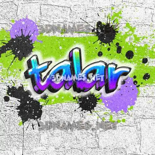 talar in Graffiti Grunge style - 3D name wallpaper talar in Graffiti Grunge style - 3D name wallpaper