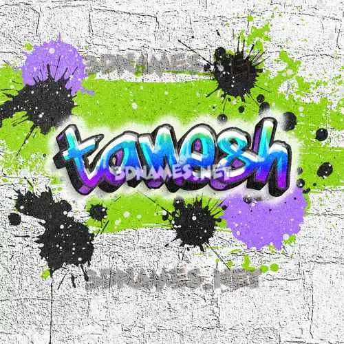 tanesh in Graffiti Grunge style - 3D name wallpaper tanesh in Graffiti Grunge style - 3D name wallpaper