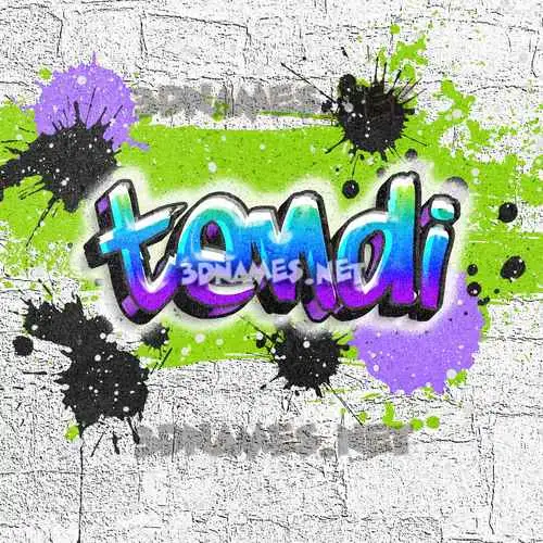 tendi in Graffiti Grunge style - 3D name wallpaper tendi in Graffiti Grunge style - 3D name wallpaper
