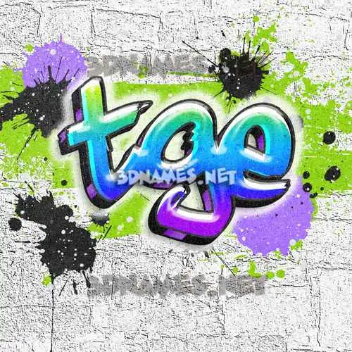 tge in Graffiti Grunge style - 3D name wallpaper tge in Graffiti Grunge style - 3D name wallpaper