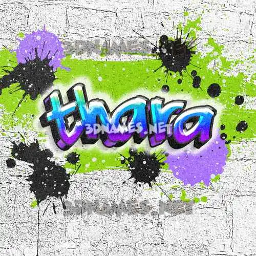 thara in Graffiti Grunge style - 3D name wallpaper thara in Graffiti Grunge style - 3D name wallpaper
