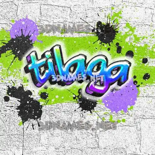 tilaga in Graffiti Grunge style - 3D name wallpaper tilaga in Graffiti Grunge style - 3D name wallpaper