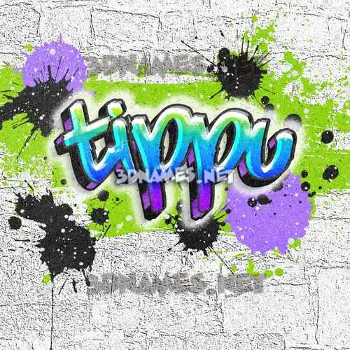 tippu in Graffiti Grunge style - 3D name wallpaper tippu in Graffiti Grunge style - 3D name wallpaper