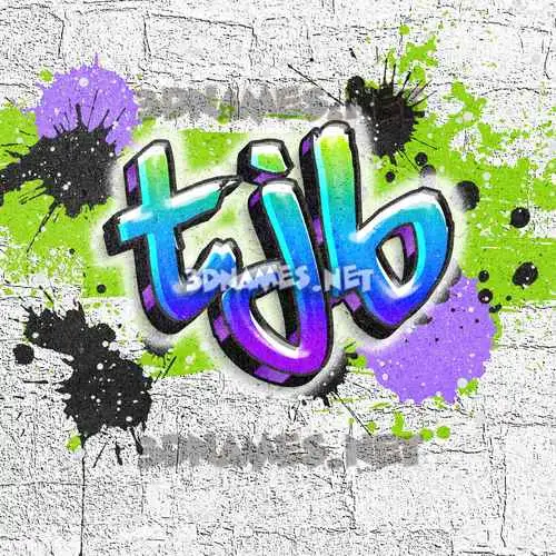 tjb in Graffiti Grunge style - 3D name wallpaper tjb in Graffiti Grunge style - 3D name wallpaper
