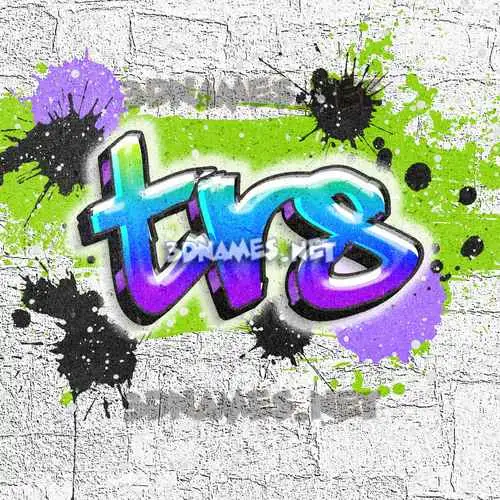trs in Graffiti Grunge style - 3D name wallpaper trs in Graffiti Grunge style - 3D name wallpaper