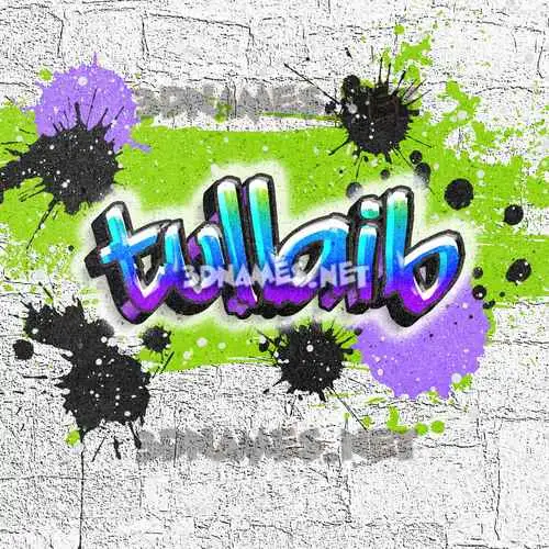 tullaib in Graffiti Grunge style - 3D name wallpaper tullaib in Graffiti Grunge style - 3D name wallpaper