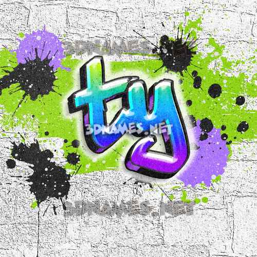 29 3D Names for "ty"