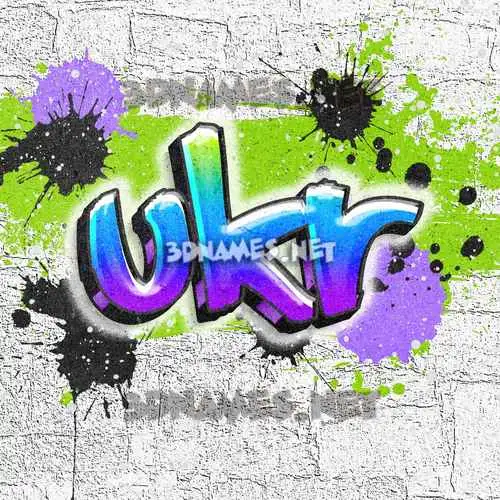 ukr in Graffiti Grunge style - 3D name wallpaper ukr in Graffiti Grunge style - 3D name wallpaper