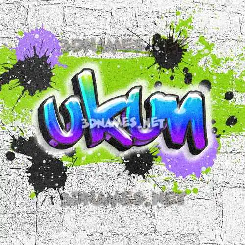 ukun in Graffiti Grunge style - 3D name wallpaper ukun in Graffiti Grunge style - 3D name wallpaper