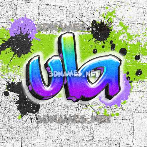 15 3D Names for "ula"