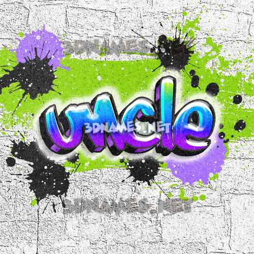 16 3D Names for "uncle"