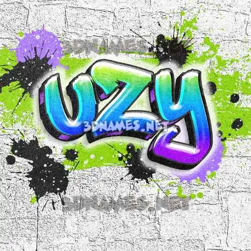 uzy in Graffiti Grunge style - 3D name wallpaper uzy in Graffiti Grunge style - 3D name wallpaper