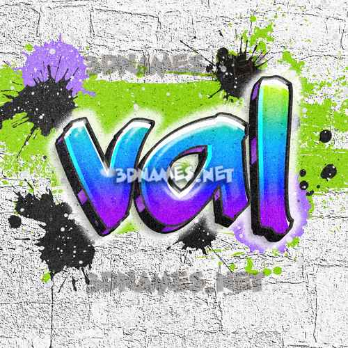 31 3D Names for "val"