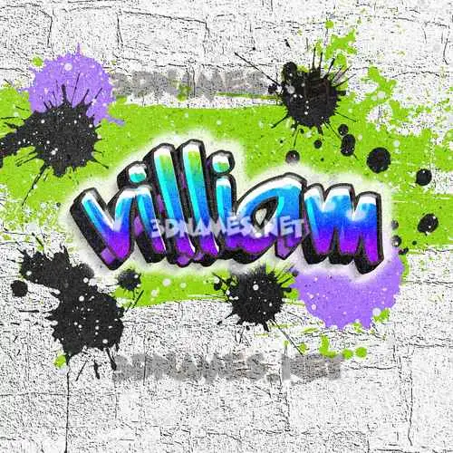 villiam in Graffiti Grunge style - 3D name wallpaper villiam in Graffiti Grunge style - 3D name wallpaper
