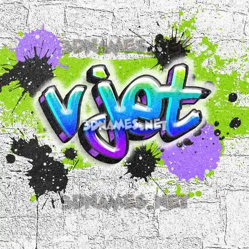 vjet in Graffiti Grunge style - 3D name wallpaper vjet in Graffiti Grunge style - 3D name wallpaper