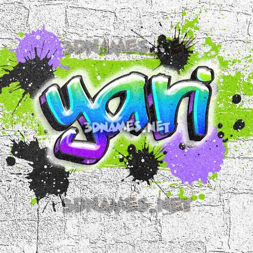 12 3D Names for "yari"