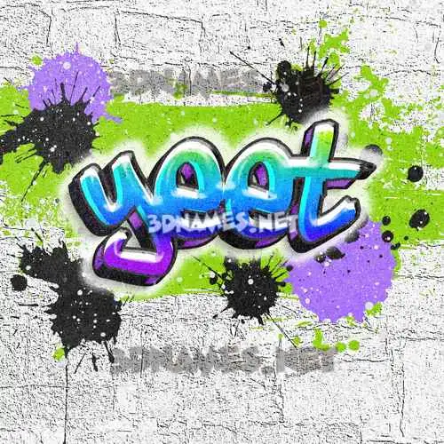 yeet in Graffiti Grunge style - 3D name wallpaper yeet in Graffiti Grunge style - 3D name wallpaper