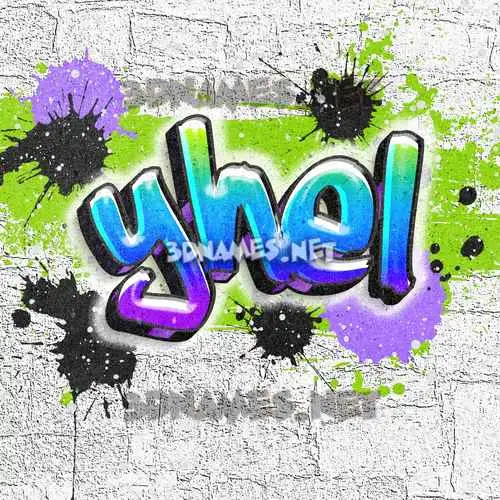 yhel in Graffiti Grunge style - 3D name wallpaper yhel in Graffiti Grunge style - 3D name wallpaper