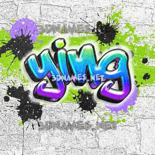ying in Graffiti Grunge style - 3D name wallpaper ying in Graffiti Grunge style - 3D name wallpaper