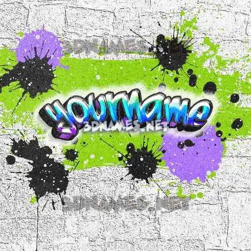 yourname in Graffiti Grunge style - 3D name wallpaper yourname in Graffiti Grunge style - 3D name wallpaper