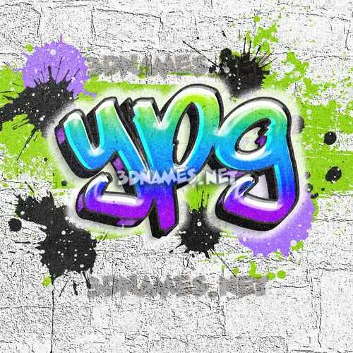 ypg in Graffiti Grunge style - 3D name wallpaper ypg in Graffiti Grunge style - 3D name wallpaper