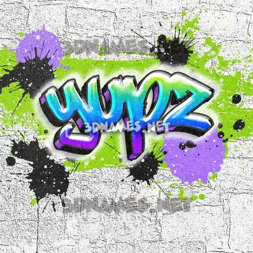 yupz in Graffiti Grunge style - 3D name wallpaper yupz in Graffiti Grunge style - 3D name wallpaper