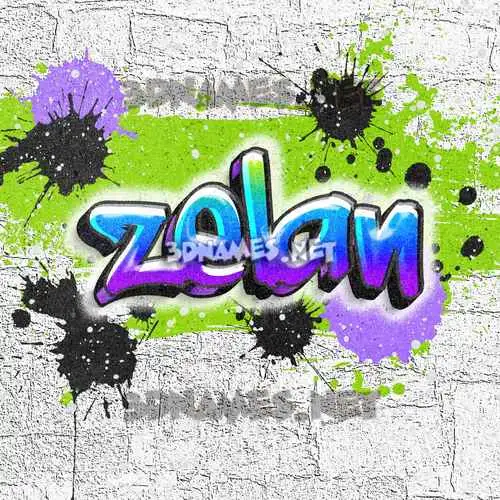 zelan in Graffiti Grunge style - 3D name wallpaper zelan in Graffiti Grunge style - 3D name wallpaper