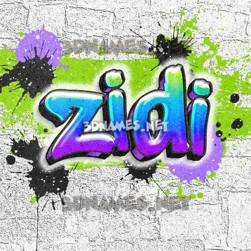 zidi in Graffiti Grunge style - 3D name wallpaper zidi in Graffiti Grunge style - 3D name wallpaper