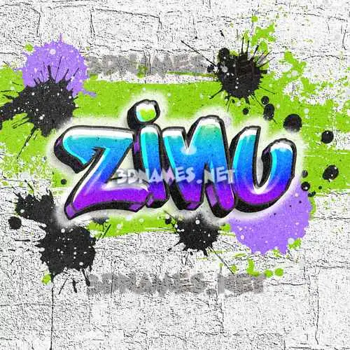 zinu in Graffiti Grunge style - 3D name wallpaper zinu in Graffiti Grunge style - 3D name wallpaper