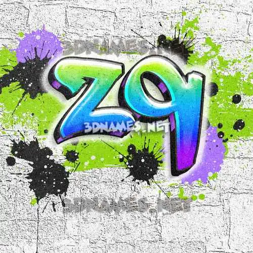 zq in Graffiti Grunge style - 3D name wallpaper zq in Graffiti Grunge style - 3D name wallpaper