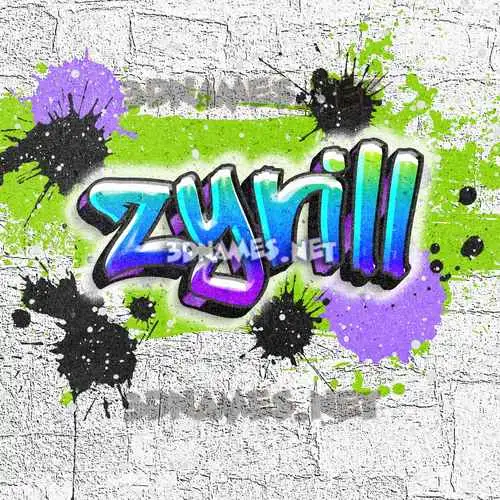 zyrill in Graffiti Grunge style - 3D name wallpaper zyrill in Graffiti Grunge style - 3D name wallpaper