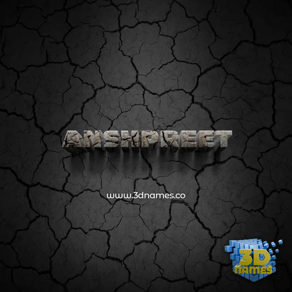 anshpreet in Cracked Stone style - 3D name wallpaper anshpreet in Cracked Stone style - 3D name wallpaper