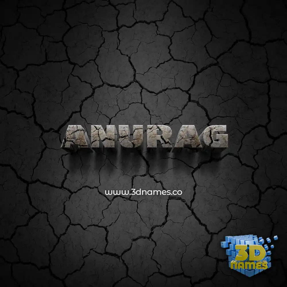 anurag in Cracked Stone style - 3D name wallpaper anurag in Cracked Stone style - 3D name wallpaper