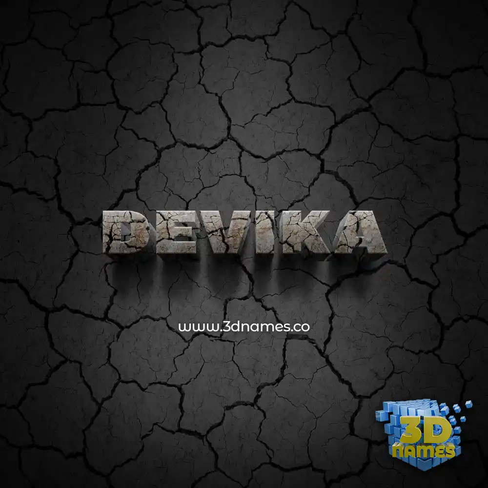 devika in Cracked Stone style - 3D name wallpaper devika in Cracked Stone style - 3D name wallpaper